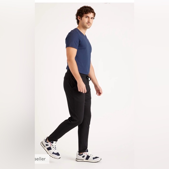 Quince Men’s Flowknit Performance Pants in Black , size M - Picture 2 of 10